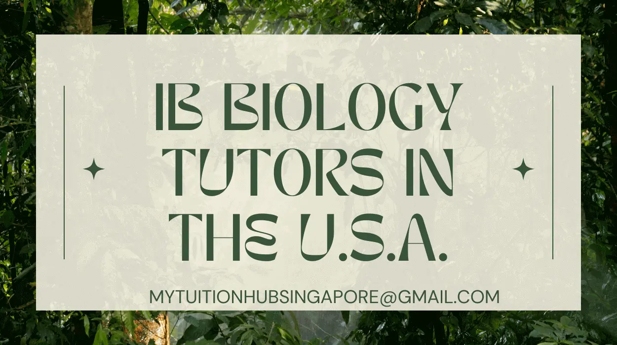IB Biology Tutors in the U.S.A.